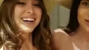 Lana Rhoades & Riley Reid changing room(ADD ME ON SNAPCHAT – betfoxy)